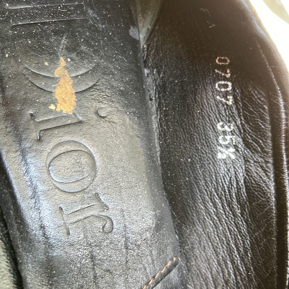 Dior Flat beautiful leather ballet shoes - Picture 5 of 5
